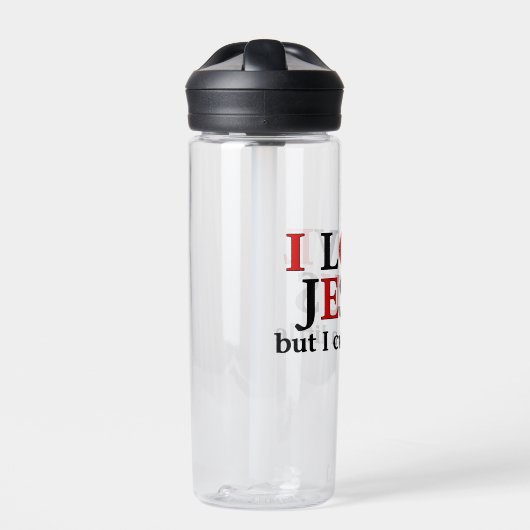 私はイエスを愛しているが、私は小さなラクダBak Eddyを浴びる® ウォーターボトル (正面)