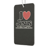 私はイエスを愛しているが、私は少し悩む カーエアーフレッシュナー (左)