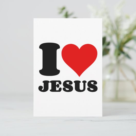 私はイエスを愛している サンキューカード (スタンド正面)