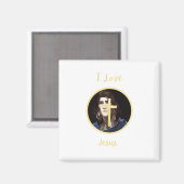 私はイエスを愛している マグネット (正面/裏面)