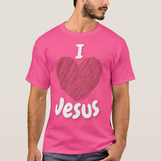 私はイエスを愛している Tシャツ