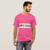 私はイエスを愛している Tシャツ (正面フル)