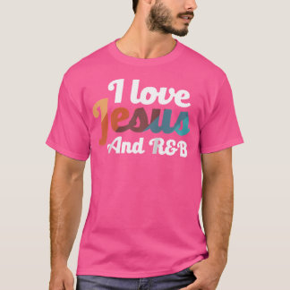 私はイエスを愛し、Rbを崇拝する福音の霊性 Tシャツ