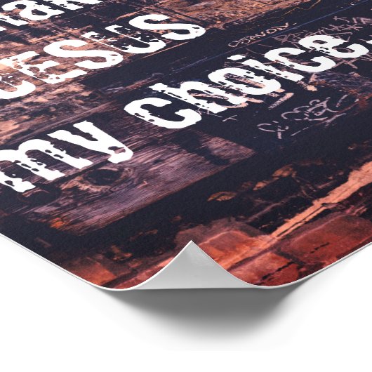 私はイエスを私の選択にすることにした ポスター (角)