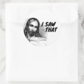 私はイエスを見おもしろいた ラウンドシール (バッグ)