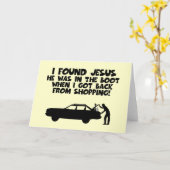 私はイエスを見つけた カード (黄色い花)