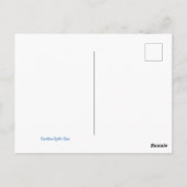 私はイエスを見る ポストカード (裏面)