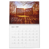 私はイエスキリストの聖句の記述である カレンダー (3月 2027)