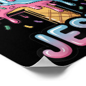 私はイエスキースキッズクリスチャンアイスクリームドリップボーイズギ ポスター (角)