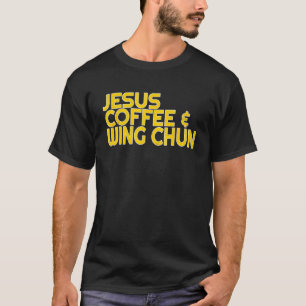 私はイエスコーヒーウィングチュンミックスmmaマスターティー大好き tシャツ