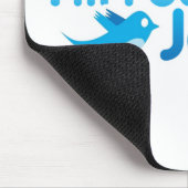 私はイエス後を追キリストだ マウスパッド (コーナー)