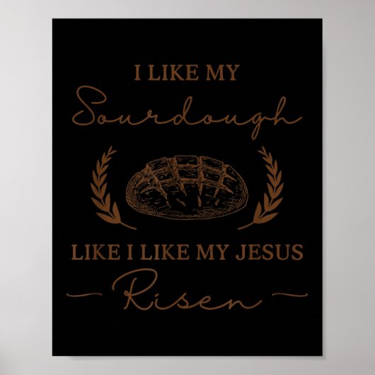 私はイエス様の復活したおもしろいのように私の酸味が好き ポスター (正面)