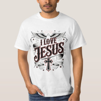私はイエス様のTシャツが大好き Tシャツ