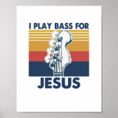 私はイエス遊のギターヴィンテージのためのベース ポスター (正面)