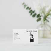 私はイエス・キリストとあります 名刺 (スタンド正面)