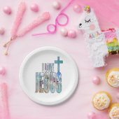 私はイエス・キリストの紙皿を愛します ペーパープレート (パーティー)