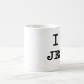 私はイエス・キリストを愛します コーヒーマグカップ (中央)