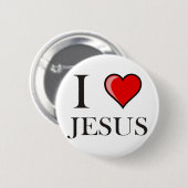 私はイエス・キリストを愛します 缶バッジ (正面&裏面)