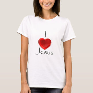 私はイエス・キリストを愛します Tシャツ