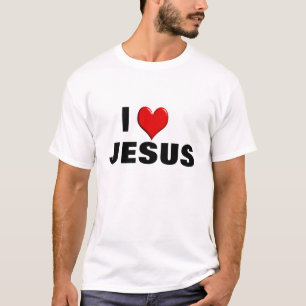 私はイエス・キリストを愛します Tシャツ