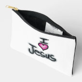 私はイエス・キリストを白黒で愛する アクセサリーポーチ (見開き)