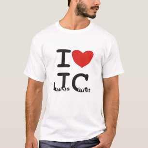 私はイエス・キリストワイシャツを愛します Tシャツ
