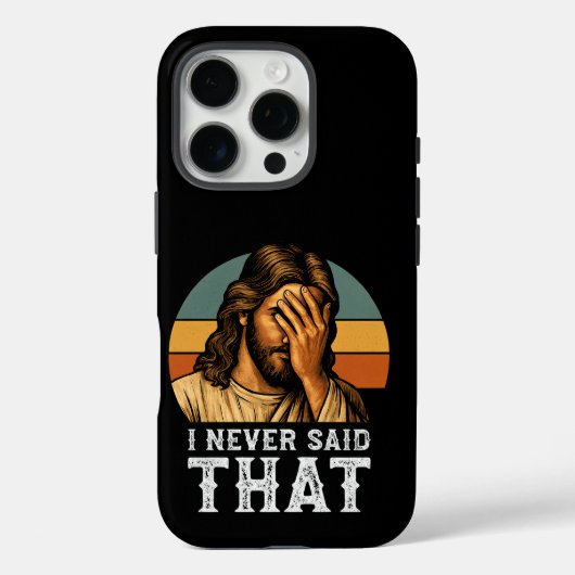 私はイエス・キリスト教のミームを言っおもしろいた Case-Mate iPhoneケース (裏面)