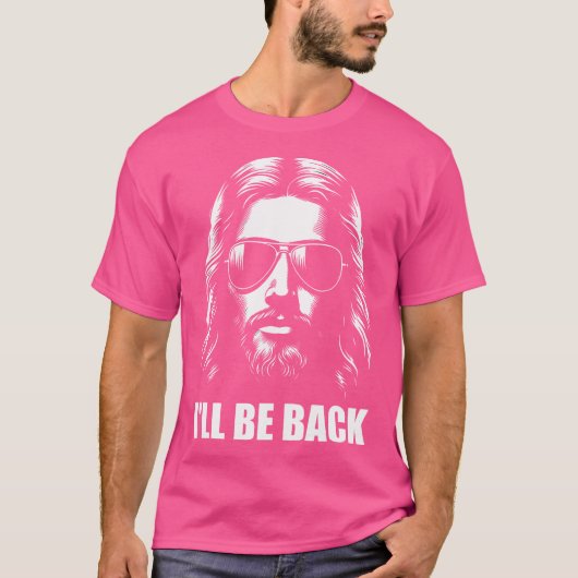 私はイエス・キリスト教の宗教家に戻る Tシャツ (正面)