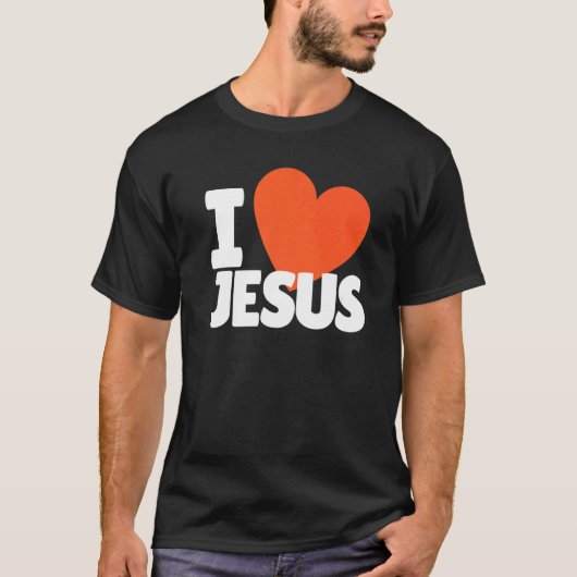 私はイエス・キリスト教会の信者イエス・キリスト・フォロワーを愛する Tシャツ (正面)