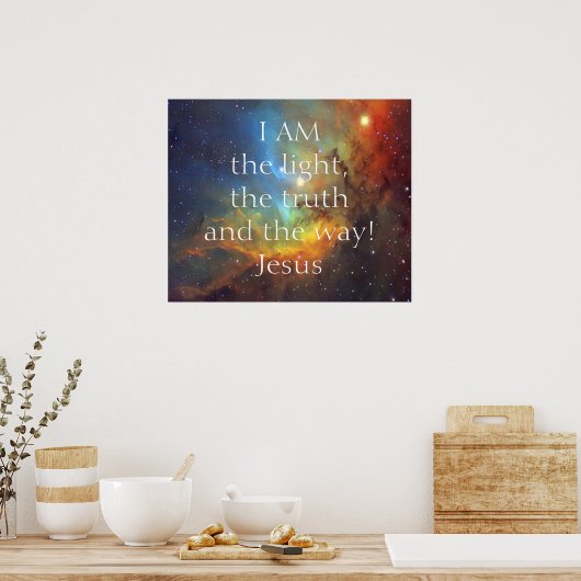 私はイエス・キリスト ポスター (キッチン)