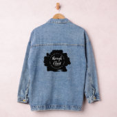 私はイエス・バイブルの聖句を通して全てのことを行うことができる デニムジャケット (ハンガー)