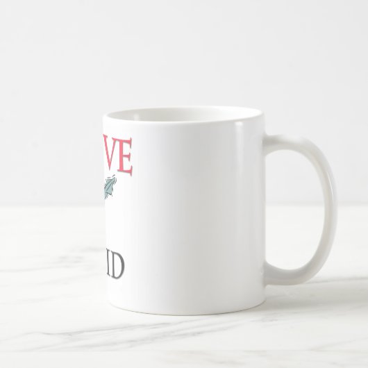 私はイカを愛します コーヒーマグカップ (右)