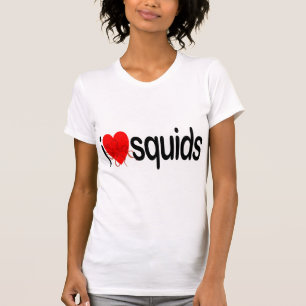 私はイカを愛します Tシャツ