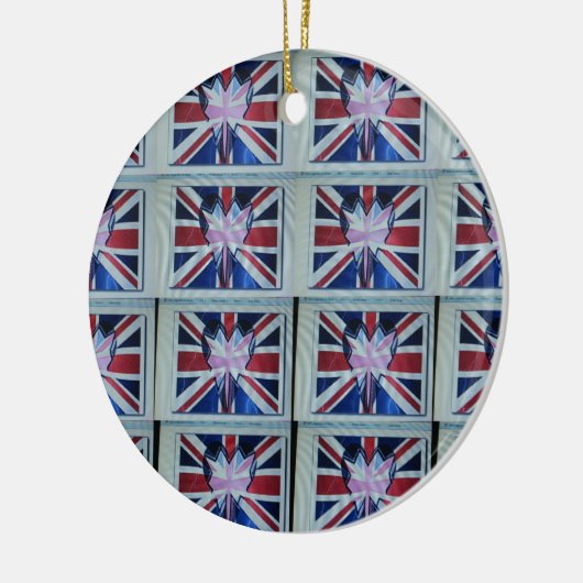 私はイギリスが大好きだ セラミックオーナメント (左)