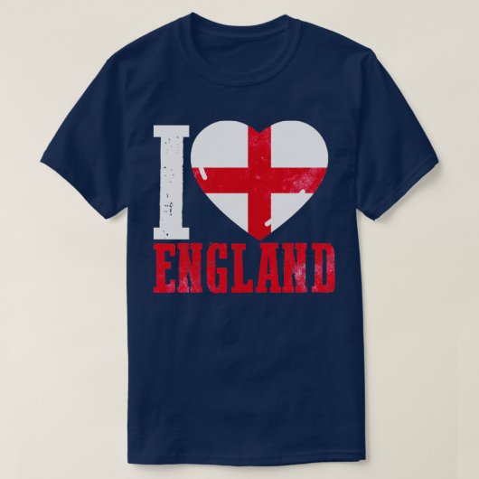 私はイギリスが大好きだ Tシャツ (デザイン正面)