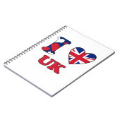 私はイギリスが大好き ノートブック (左側)