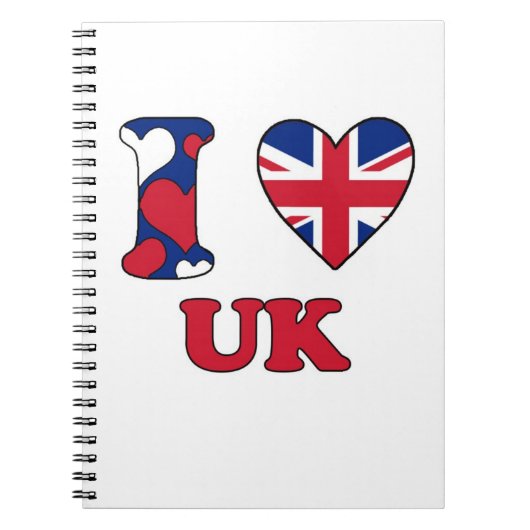 私はイギリスが大好き ノートブック (正面)