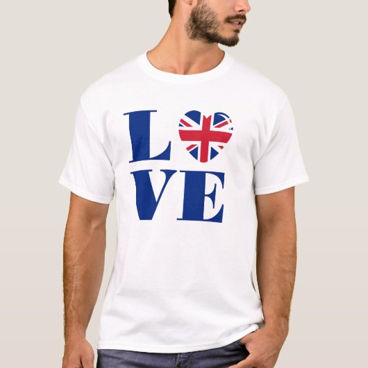私はイギリスが大好き Tシャツ (正面)