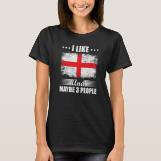 私はイギリスが好きで、3人くらいかな Tシャツ