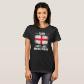 私はイギリスが好きで、3人くらいかな Tシャツ (正面フル)