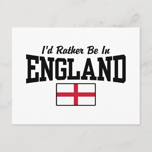 私はイギリスにいたほうがいい ポストカード (正面)