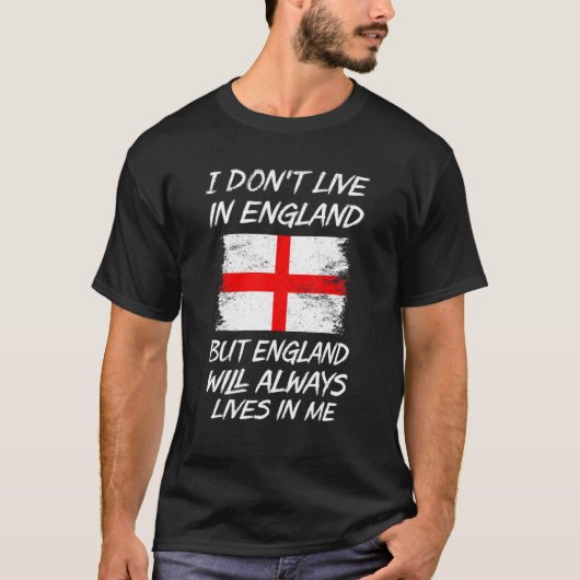私はイギリスに住んでいないが、イギリスはいつも李だ Tシャツ (正面)