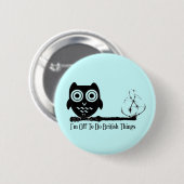 私はイギリスの事をするべきです 缶バッジ (正面&裏面)