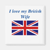 私はイギリスの妻を愛している マグネット (正面)