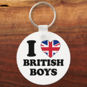 私はイギリスの少年を愛している キーホルダー (正面)