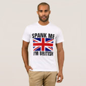 私はイギリスのTシャツおもしろいだと思う Tシャツ (正面フル)