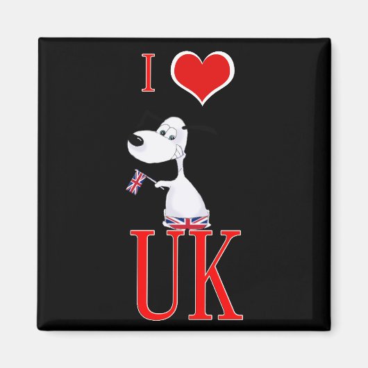 私はイギリスを愛している マグネット (正面)