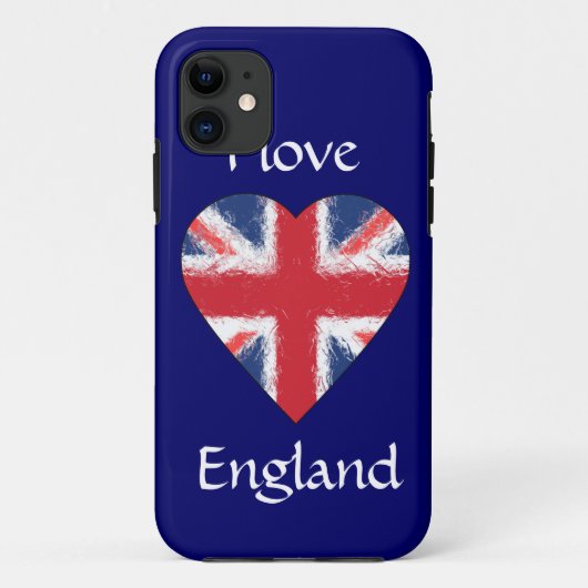 私はイギリスを愛します Case-Mate iPhoneケース (裏面)