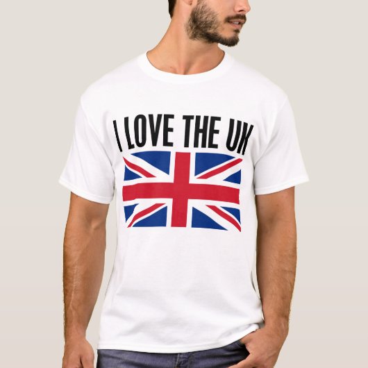 私はイギリスを愛します Tシャツ (正面)