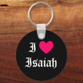 私はイザヤを愛している キーホルダー (正面)